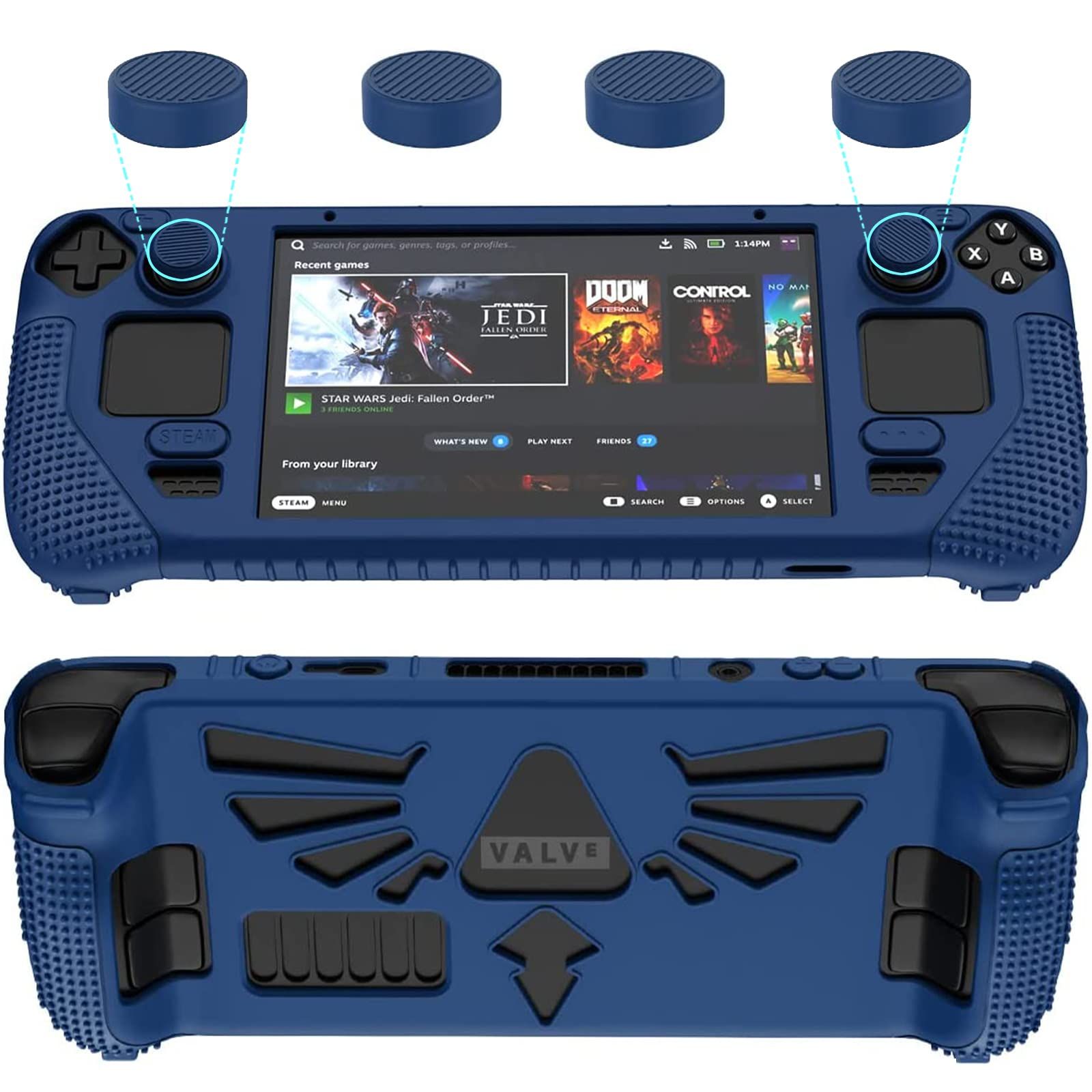 STEAM DECK ポータブルゲーム機 ケース付き Steam Deck ポータブルゲーム機 + ケース 【公式通販】
