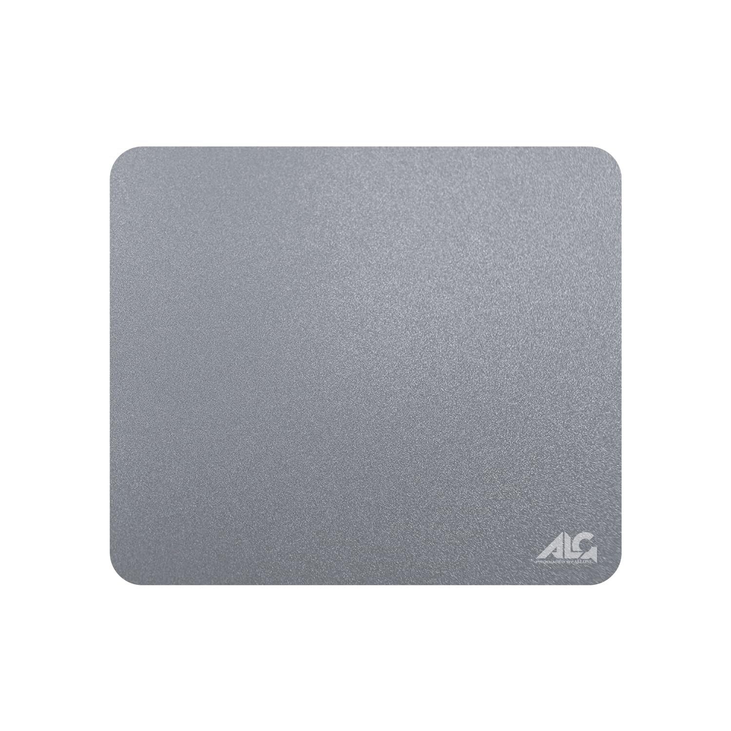 新品 アローン(Allone) ゲーミングガラスマウスパッド グレー 30×0.3×30cm 強化ガラス 滑らかな操作性 e-sports シリコン製滑り止めパッド付 光学式ゲーミングマウス対応 水分や汚れに強い ALGA-GMMPDIGY