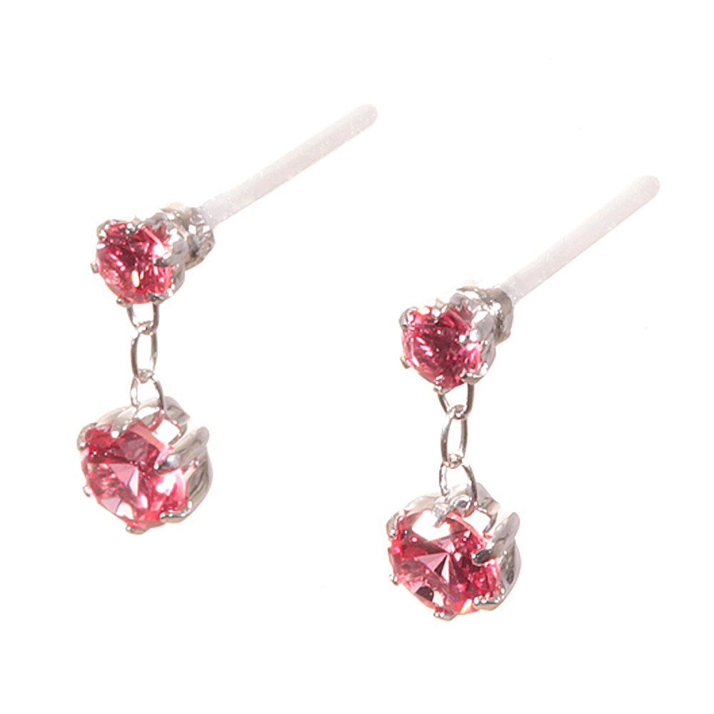 新品 [キョウセラジュエリー] kyocera jewelry クレサンベールパパラチアセラミックピアス BEPP7488