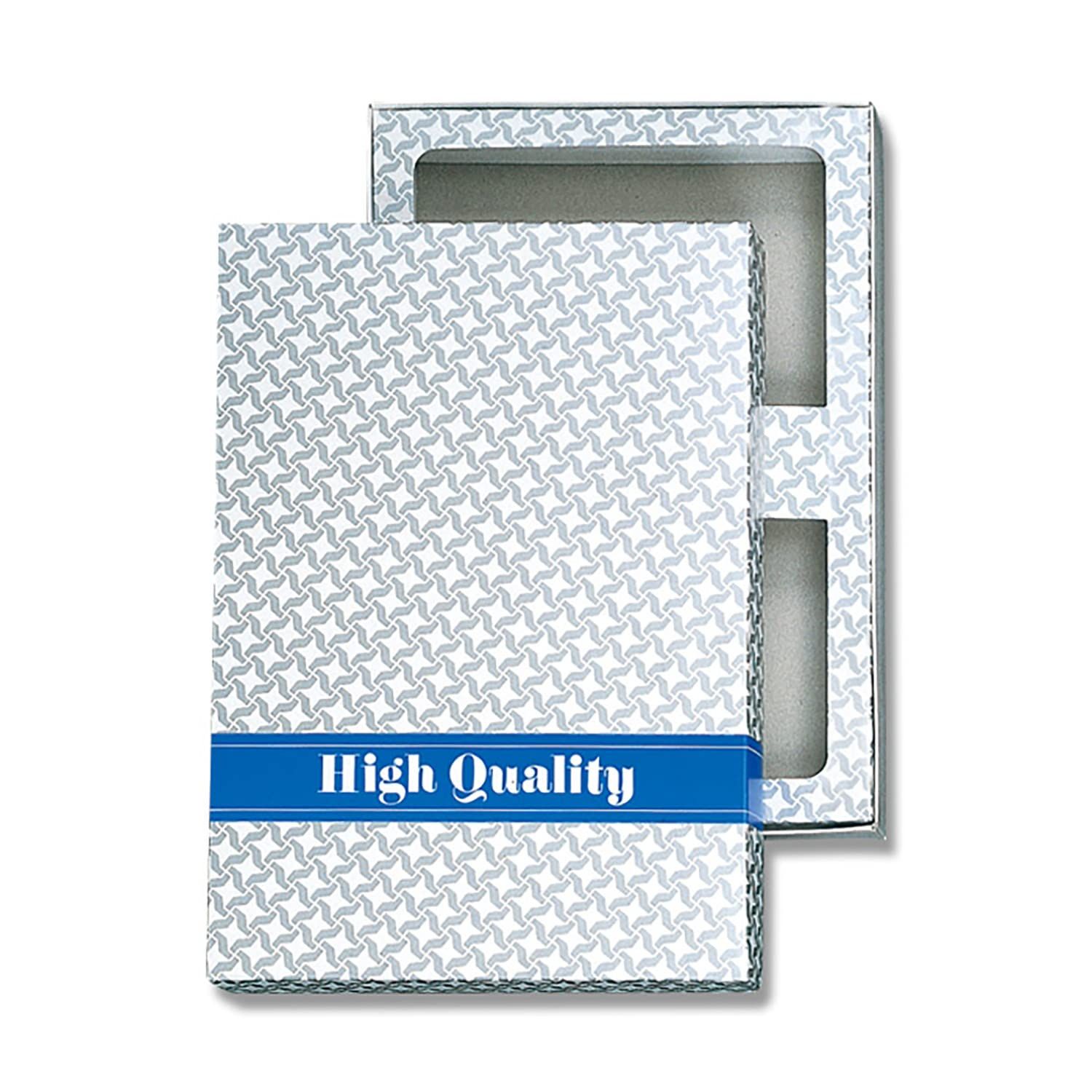 新品 【ケース販売】HEIKO 箱 洋品箱 H-6 タオル6本用 チドリ銀 006806800 1ケース(50枚入)