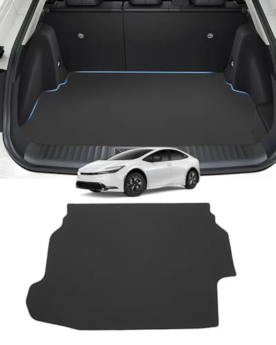 Mixsuper プリウス 60系 ラゲッジマット 防水 2D 車種専用 トランクマット MXWH60 MXWH65 2023年1月?現行 スペアタイヤ無し専用 PVC 滑り止め 簡単装着as d092de4d