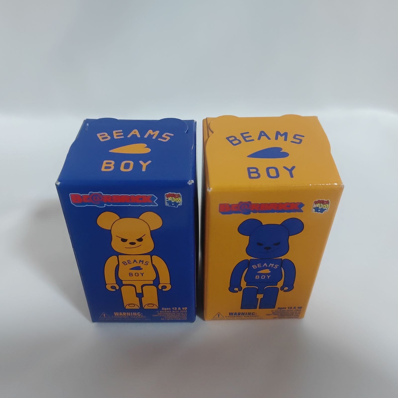 完全未開封】希少 BE@RBRICK ベアブリック BEAMS BOY 2002年コラボ 2個