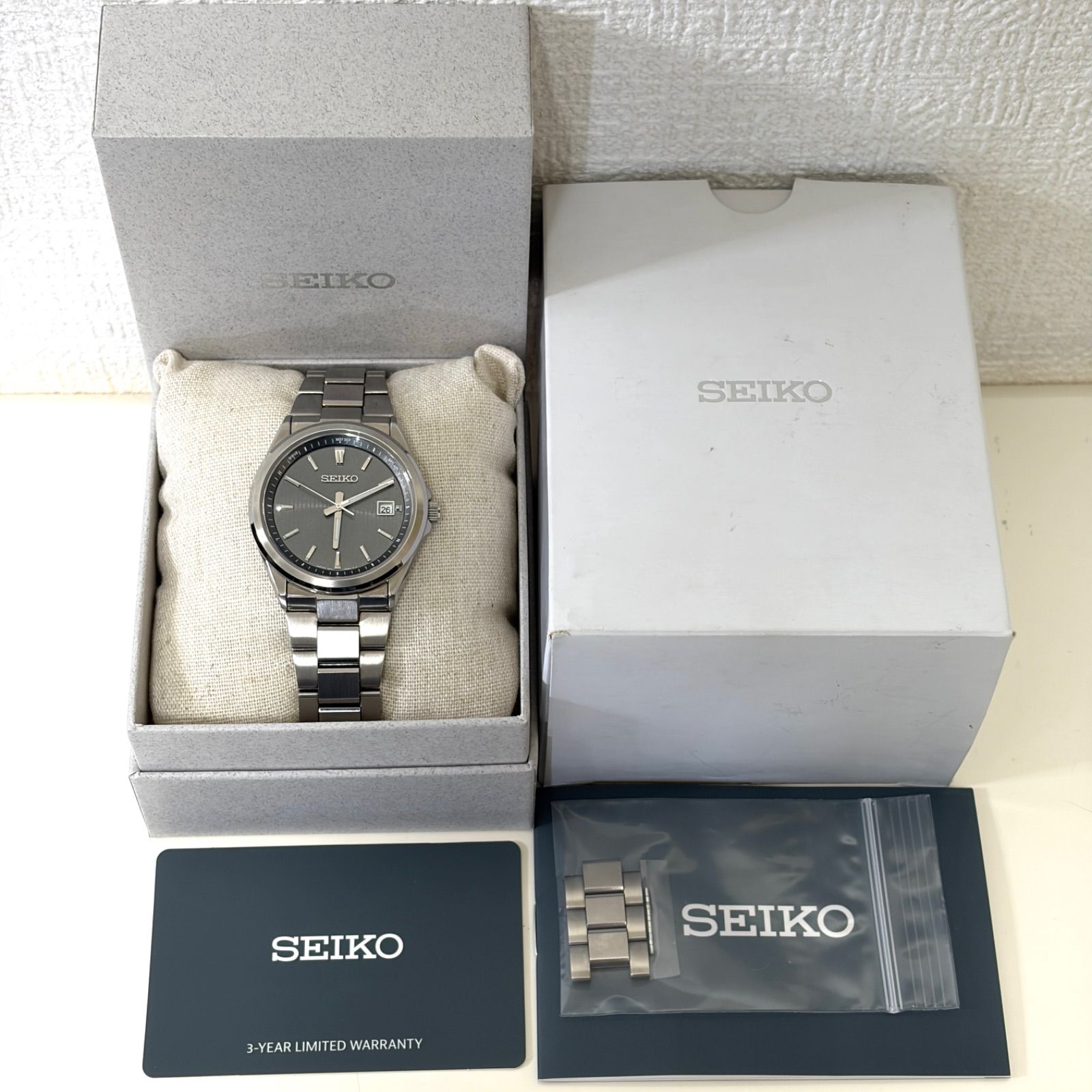 T883）保証付き！美品 正常稼動 SEIKO セイコー 電波ソーラー
