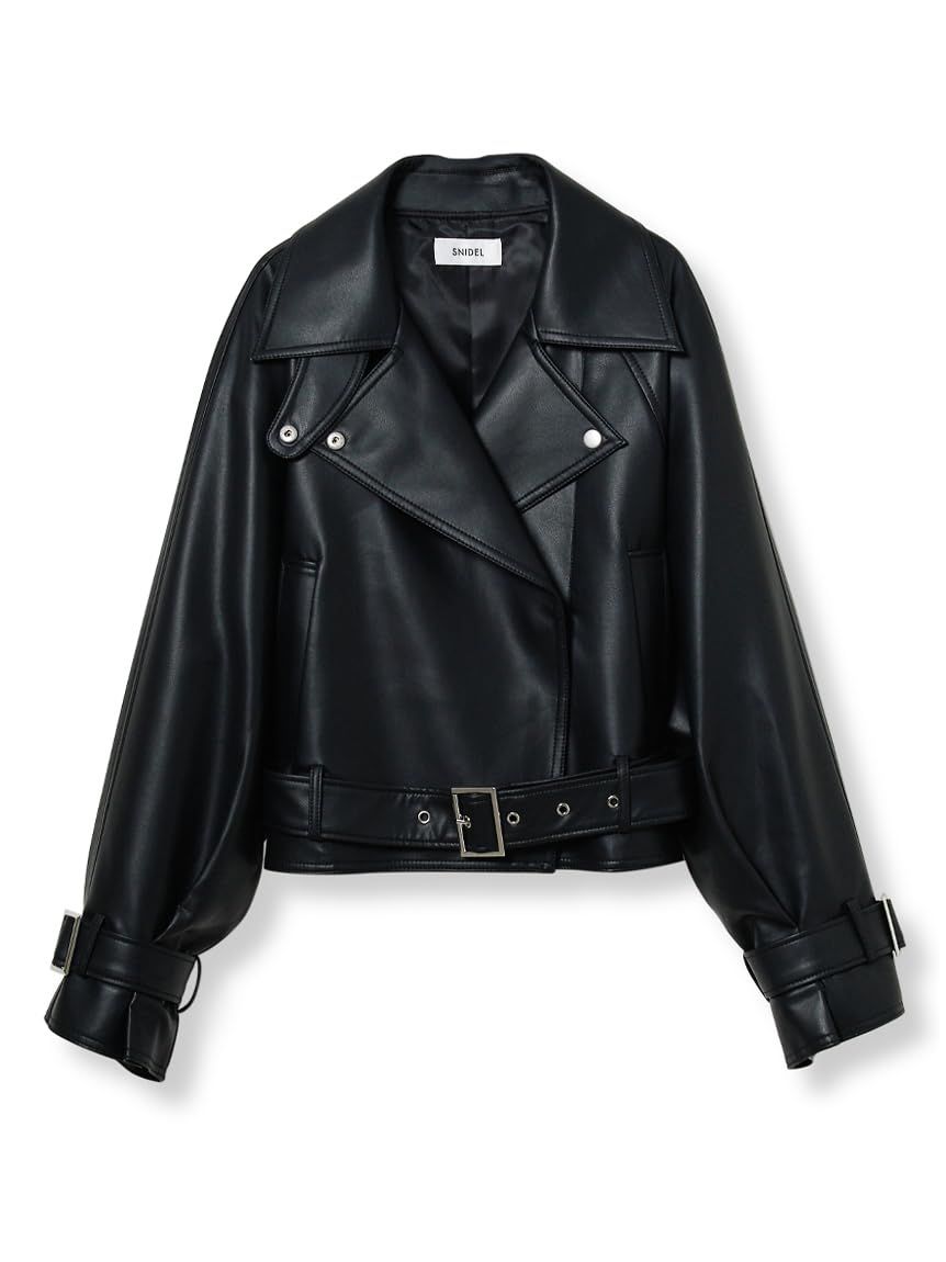 新品 [スナイデル] ショートトレンチ SWFC261086 レディース BLK Free Size