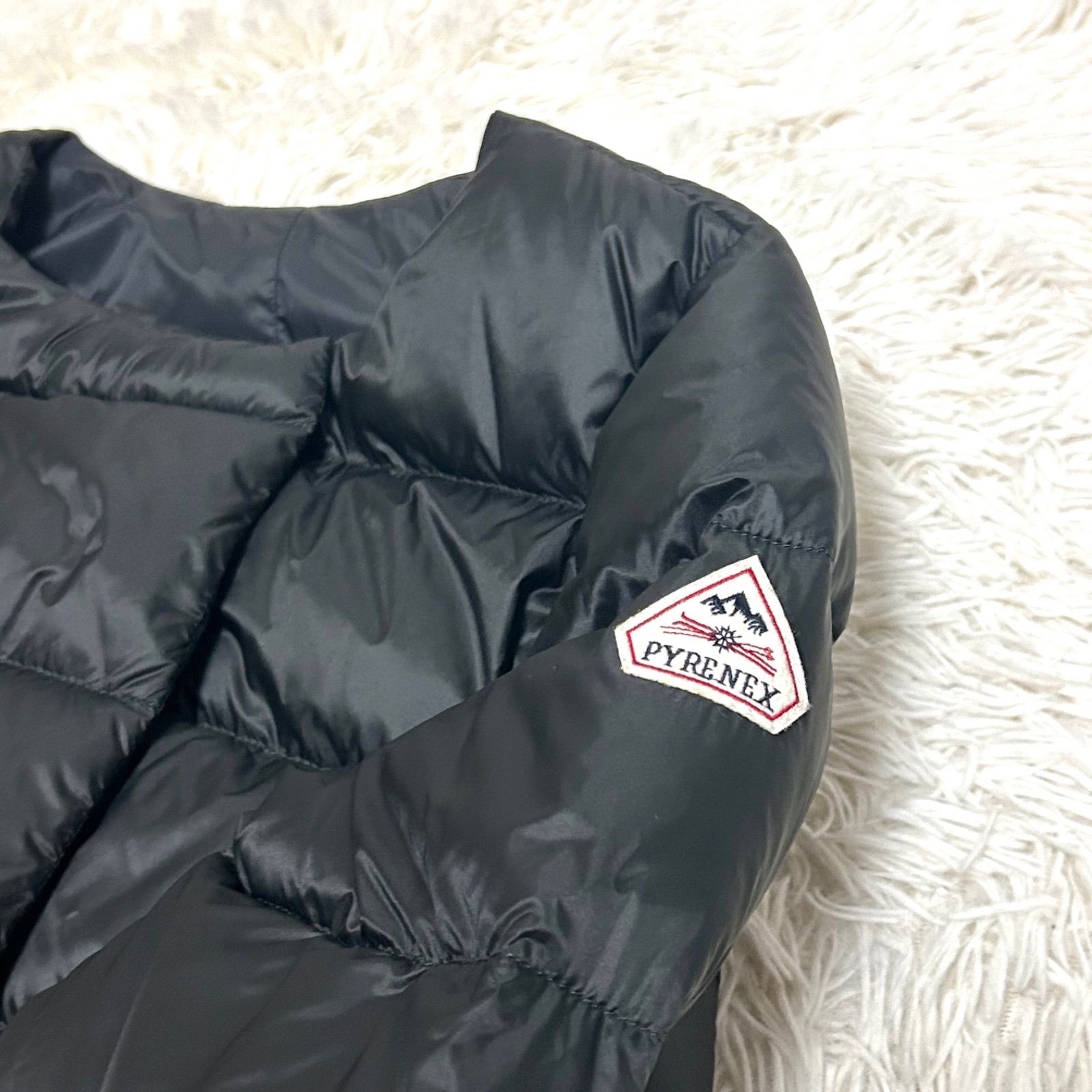 未使用級極美品 pyrenex ピレネックス CANNES カンヌ ノーカラーダウン