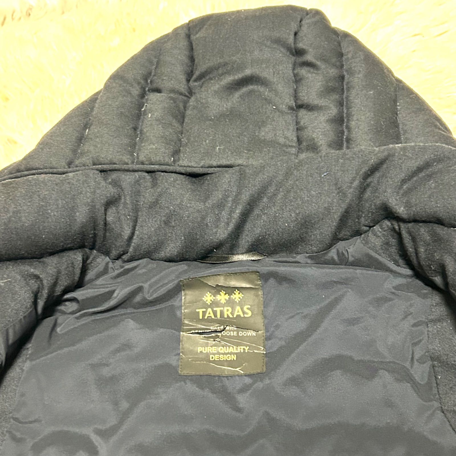 タトラス tatras ダウンベスト ウール 02 Mサイズ相当 ネイビー