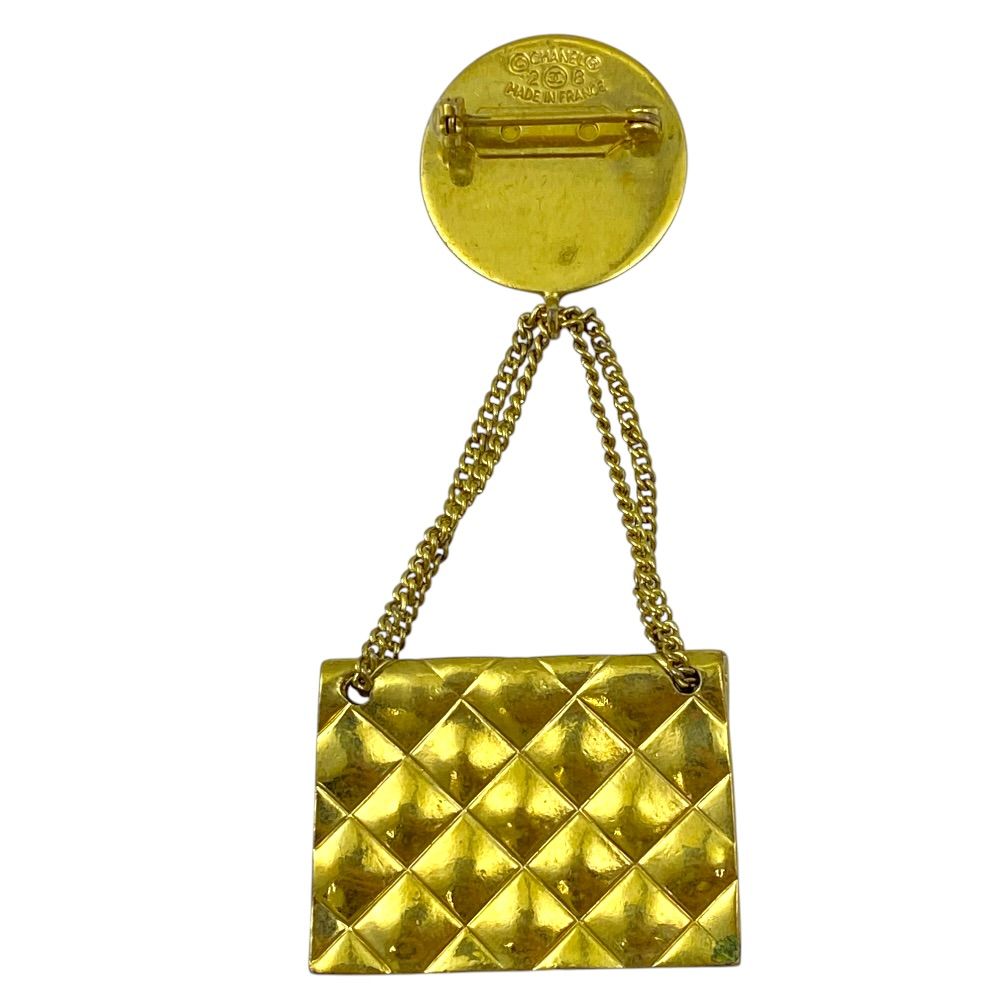 CHANEL シャネル ヴィンテージ ココマーク ブローチ マトラッセ バッグ