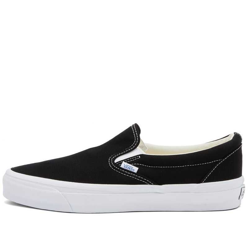 バンズ メンズ シューズ スニーカー VanslipOn Reissue 98 Lx Black White ホワイト