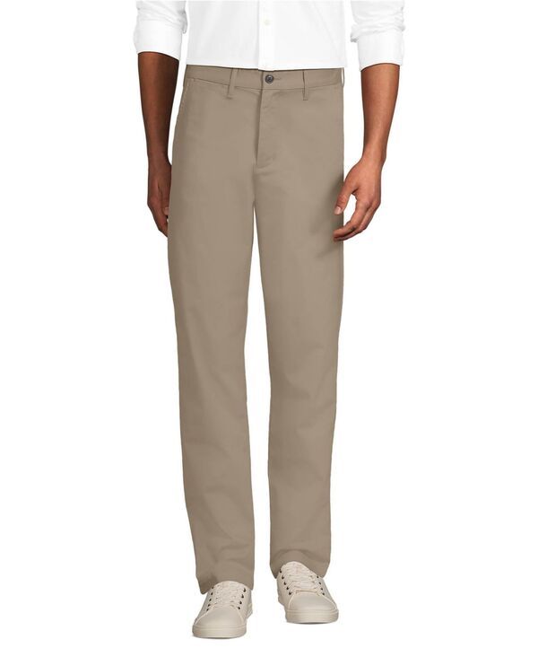 ランズエンド メンズ ボトムス カジュアルパンツ Lands End Mens Travel Kit Classic Fit Chino Pant Khaki カーキ