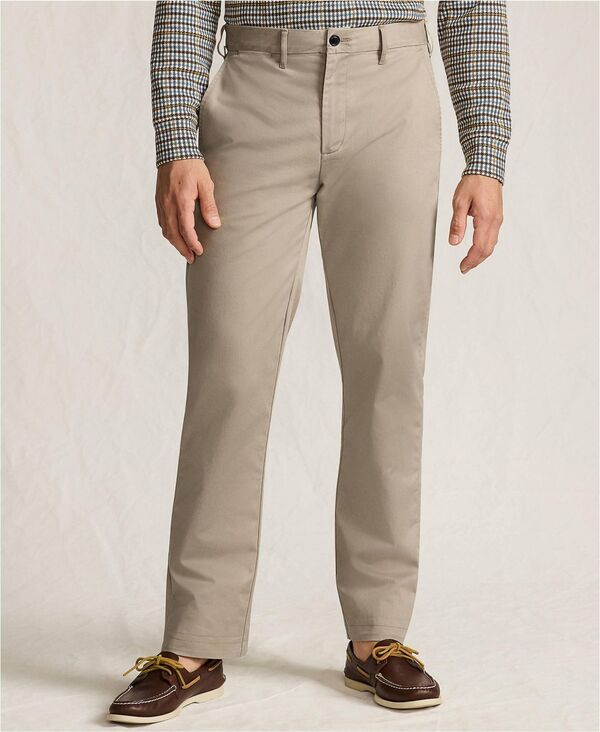 ランズエンド メンズ ボトムス カジュアルパンツ Lands End Mens Travel Kit Comfort Waist Classic Fit Chino Pant Khaki カーキ