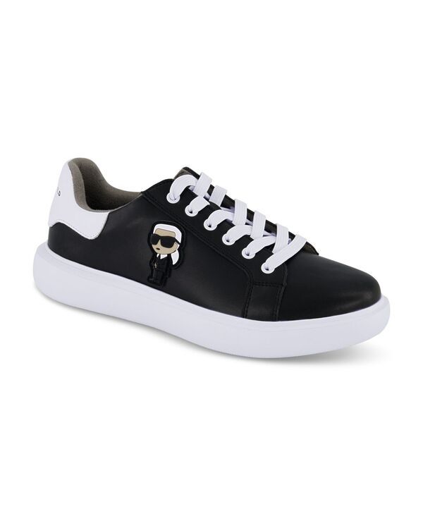 カール ラガーフェルド メンズ シューズ スニーカー KARL LAGERFELD PARIS Mens Karl Patch Sneakers Black ブラック