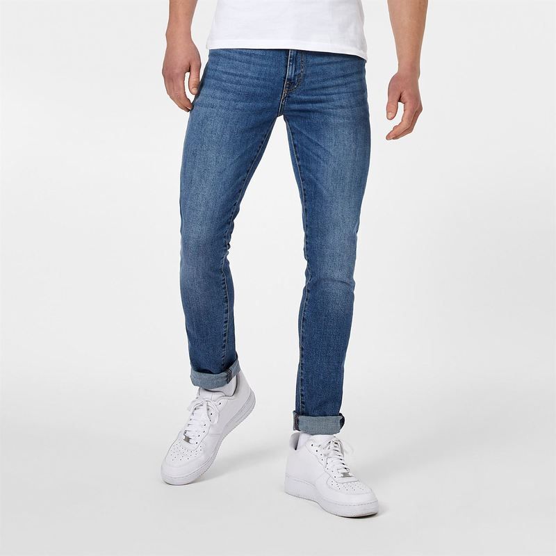ジャック ウィルス メンズ ボトムス デニムパンツ ジーンズ Jack Wills Skinny Jeans Mid Indigo インディゴ