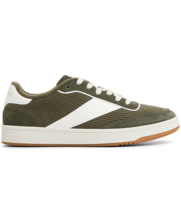 アルド メンズ シューズ スニーカー ALDO Mens Ashwin Textile Fashion Athletic Sneakers Olive オリーブ｜スニーカー
