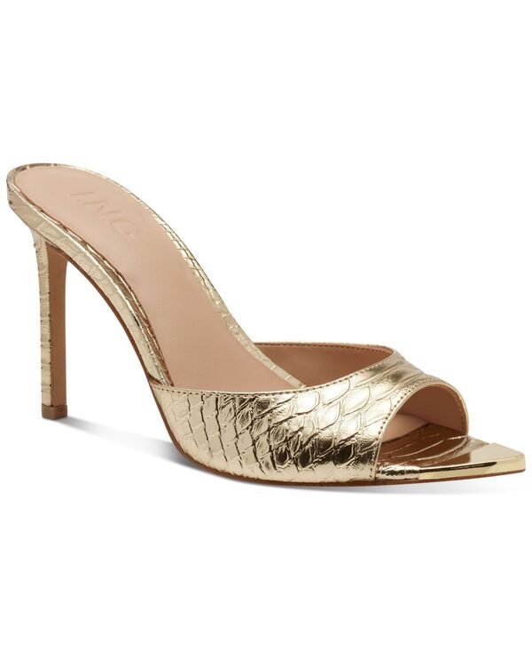 アイエヌシー インターナショナル コンセプト レディース シューズ サンダル INC International Concepts Amra Dresslide Sandals Gold Snake
