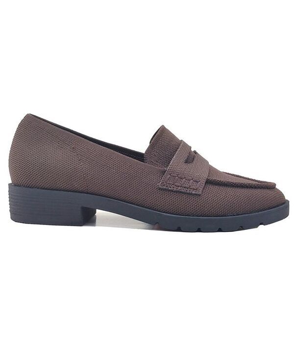 ケネスコール レディース シューズ パンプス ニット ローファー Kenneth Cole Reaction Womens Feobe Knit Slip On Loafers Chocolate チ