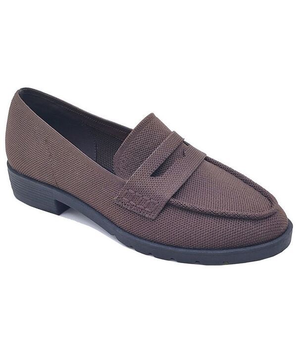 ケネスコール レディース シューズ パンプス ニット ローファー Kenneth Cole Reaction Womens Feobe Knit Slip On Loafers Chocolate チ