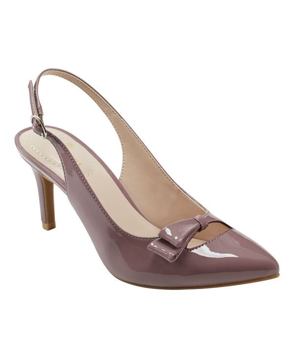 バンドリーノ レディース シューズ パンプス ヒール Bandolino Womens Gelli Bow Detail Slim Heel Dress Pumps Dark Mauve Patent