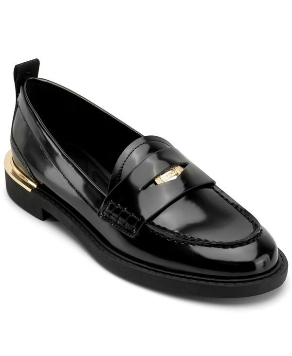 ダナ キャラン ニューヨーク レディース シューズ パンプス ローファー DKNY Womens Raeya Moc Toe Penny Loafers Black ブラック