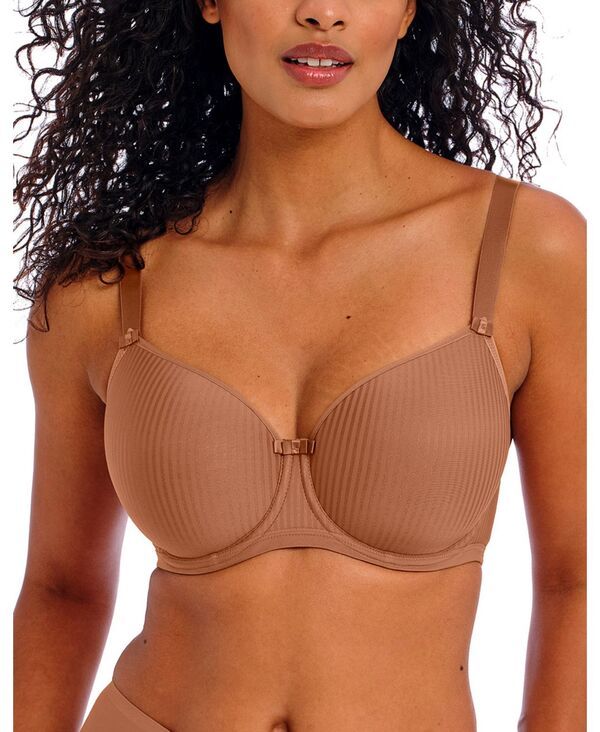フレイヤ レディース トップス Tシャツ Freya Idol Underwire Moulded Balcony TShirt Bra Cinnamon
