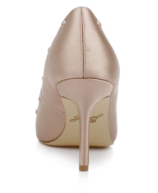 ジュウェルダグレイミシュカ レディース シューズ パンプス Jewel Badgley Mischka Womens Eleni Evening Pumps Nude Satin
