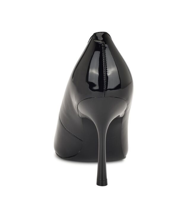 ナインウェスト レディース シューズ パンプス Nine West Womens Jamiey SlipOn Stiletto Pumps Black Patent ブラック