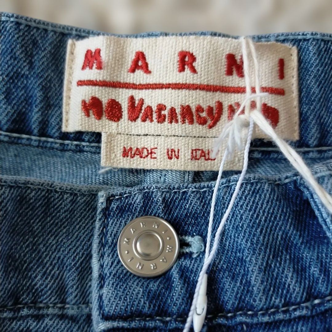 タグ付未使用品】MARNI × No Vacancy Inn アップリケデニムパンツ 30