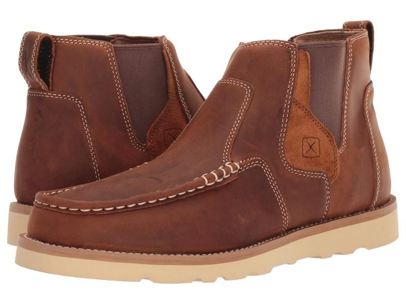 ツイステッドエックス メンズ シューズ ブーツ・レインブーツ Twisted X MCA0013 Oiled Saddle