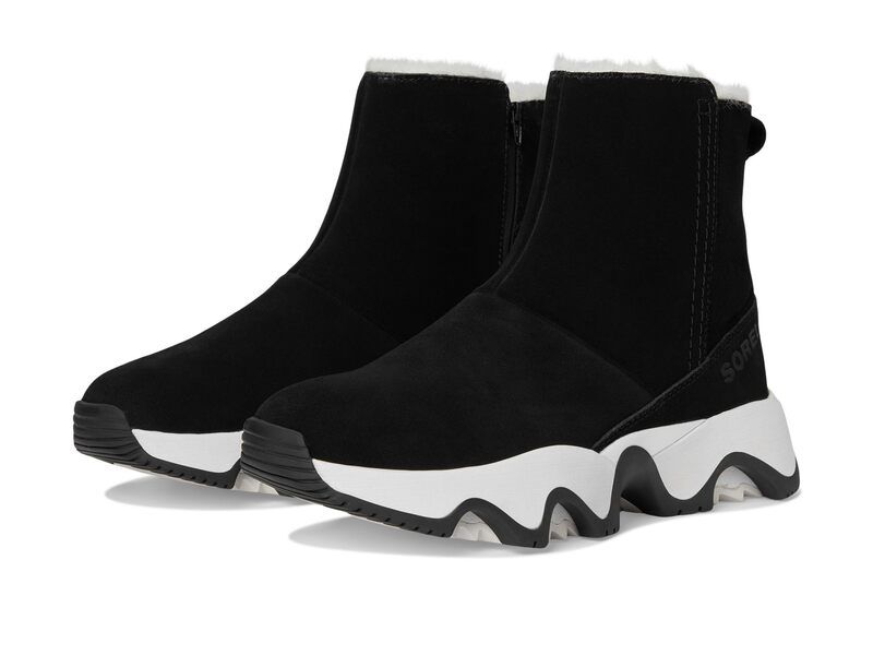 ソレル レディース シューズ ブーツ・レインブーツ SOREL Kinetic Impact Short Boot Waterproof BlackSea Salt ブラック