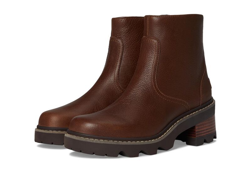 ソレル レディース シューズ ブーツ・レインブーツ SOREL Joanow Zip Bootie TobaccoBlackened Brown ブラウン
