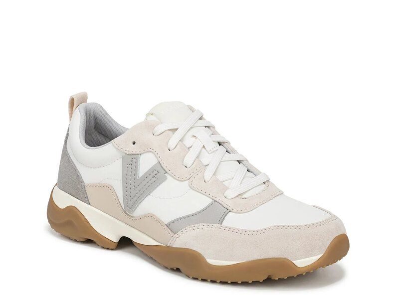 バイオニック レディース シューズ スニーカー Vionic Walk Slim Glide Sneaker WhiteBeigeGrey ホワイト