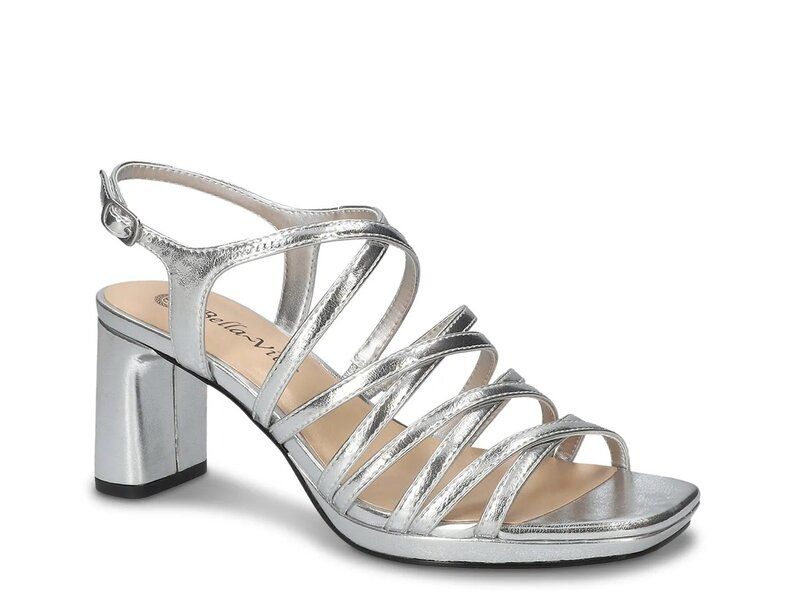 ベラヴィータ レディース シューズ サンダル Bella Vita Damsel Sandal Silver Metallic シルバー