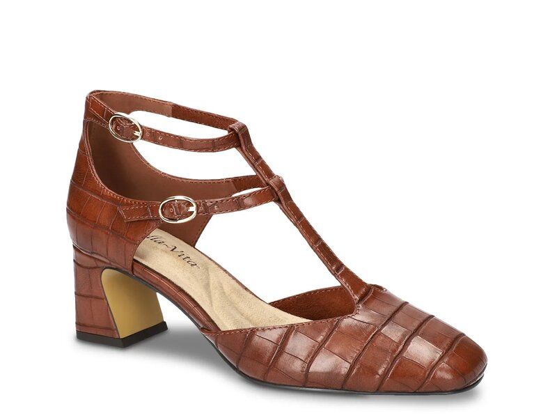 ベラヴィータ レディース シューズ パンプス Bella Vita Harpswell Pump Tan Croc Print タン