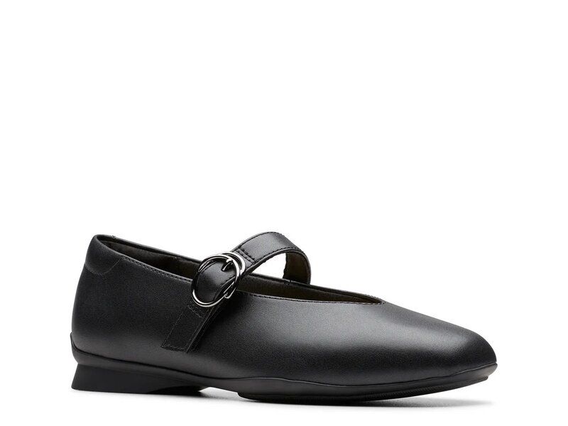 クラークス レディース シューズ パンプス Clarks Jazmynn Iris Mary Jane Black Leather ブラック