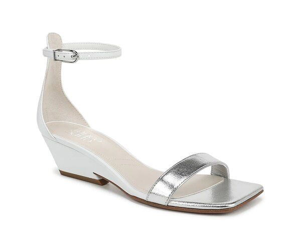 フランコサルト レディース シューズ サンダル Franco Sarto Sadie Sandal WhiteSilver Metallic ホワイト