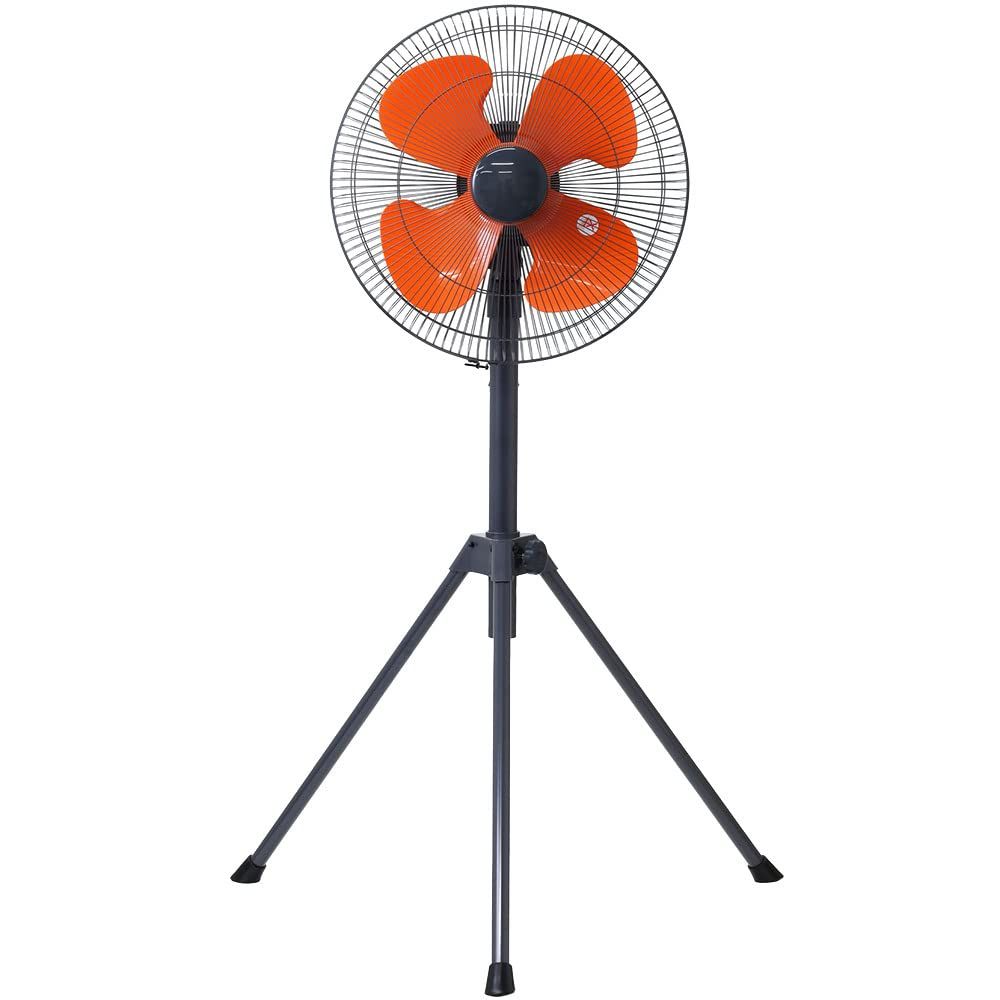 工業扇風機 43.5cm 扇風機 大型 業務用 換気 工場扇 工業扇 4枚羽根 風量3段階 首振り 高さ調節 工場 倉庫 店舗t 7935d7f3