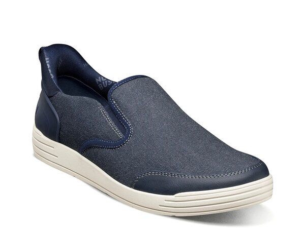 ノンブッシュ メンズ シューズ スリッポン・ローファー スニーカー Nunn Bush KORE City Walk EZ HandsFree SlipOn Sneaker Mens Blue ブルー