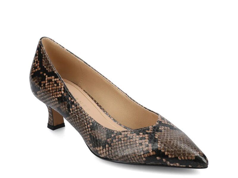 ジャーニー レディース シューズ パンプス Journee Pammie Pump Snake Print