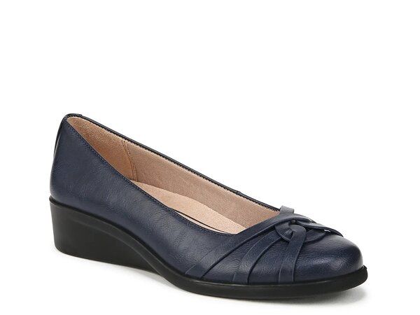 ライフストライド レディース シューズ パンプス LifeStride Jorie Wedge Pump Navy ネイビー