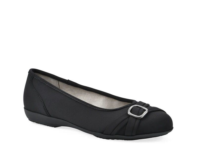 クリフバイホワイトマウンテン レディース シューズ パンプス Cliffs by White Mountain Calming Ballet Flat Black Nylon ブラック