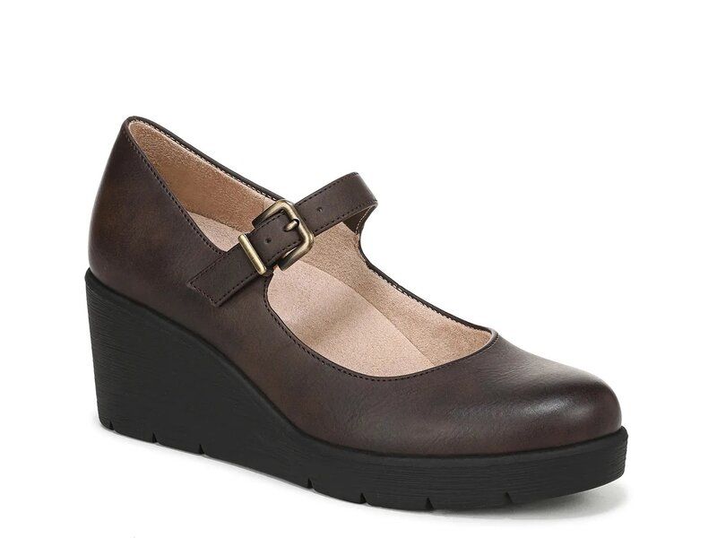 ソウルニュトライザー レディース シューズ パンプス SOUL Naturalizer Adore Mary Jane Wedge Pump Dark Brown ブラウン