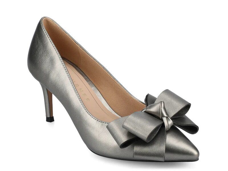 ジャーニー レディース シューズ パンプス Journee Crystol Pump Pewter Synthetic ピューター