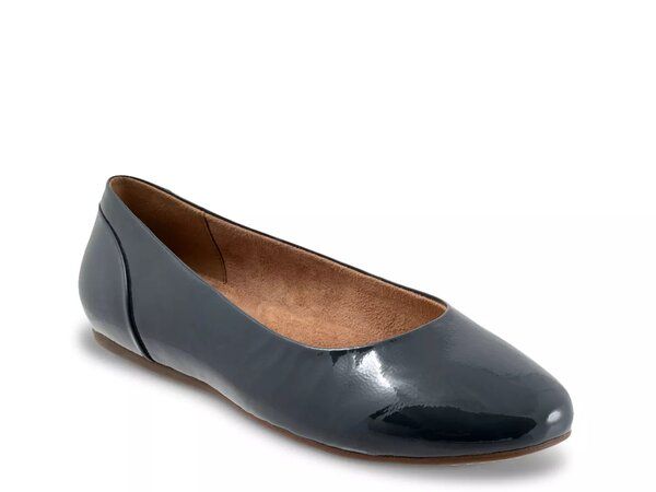 ソフトウォーク レディース シューズ パンプス Softwalk Shiraz Ballet Flat Navy ネイビー