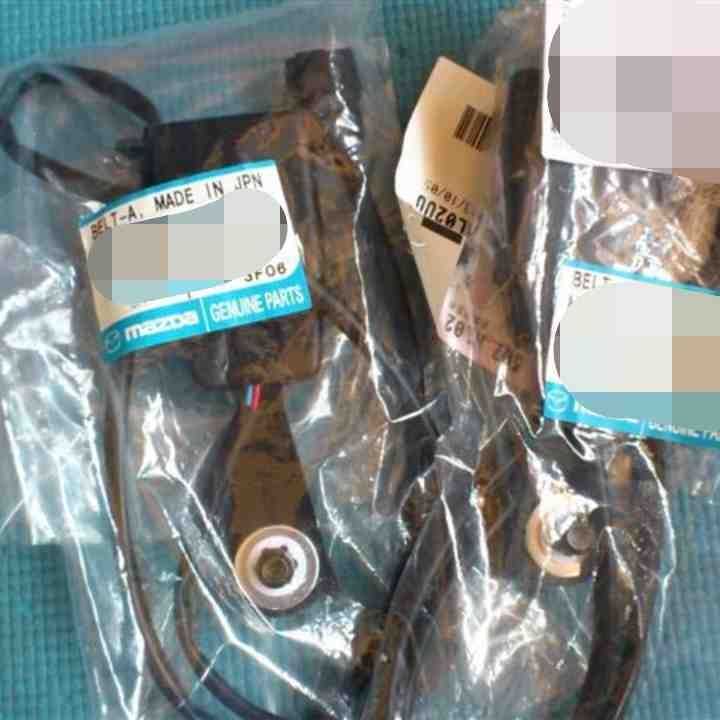 マツダ MAZDA 純正 新品 未使用 ユーノスロードスター E-NA8C フロント シートベルト バックル 右 左 RH LH セット パーツ エンジン タイヤ バンパー 検索 マフラー 希少