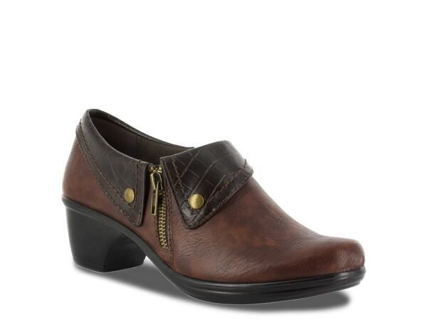 イージーストリート レディース シューズ ブーツ・レインブーツ Easy Street Darcy Bootie Brown Embossed ブラウン