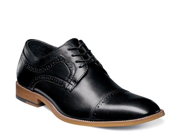 ステイシーアダムス メンズ シューズ オックスフォード キャップ Stacy Adams Dickinson Cap Toe Oxford Black ブラック