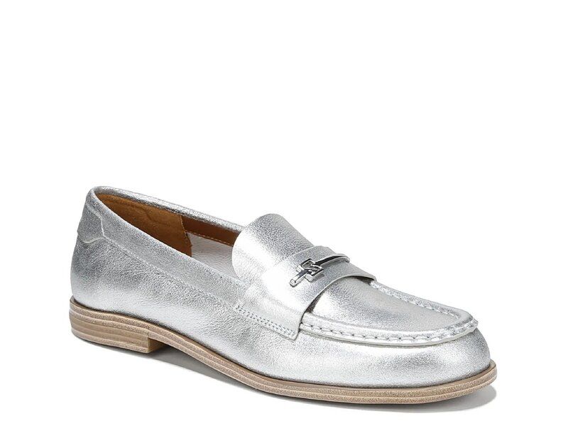 フランコサルト レディース シューズ スリッポン・ローファー Franco Sarto Riley Loafer Silver Metallic シルバー