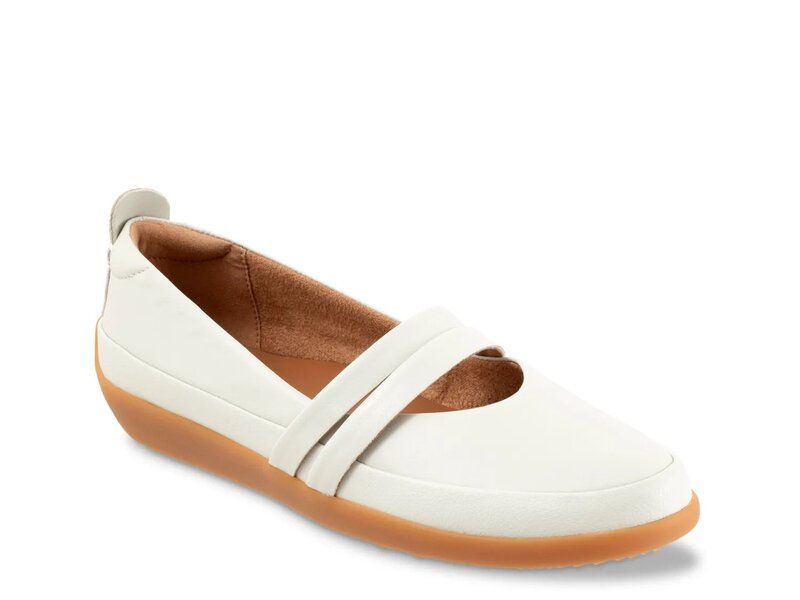 ソフトウォーク レディース シューズ スリッポン・ローファー Softwalk Devon Mary Jane SlipOn Off White オフホワイト