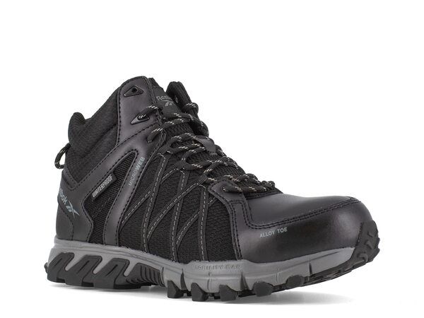 リーボック メンズ シューズ ブーツ・レインブーツ Reebok Work Trailgrip Alloy Toe Work Boot Mens Black ブラック