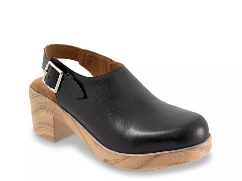 ソフトウォーク レディース シューズ サンダル Softwalk Fairbanks Clog Black ブラック