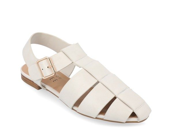 ジュルネ コレクション レディース シューズ サンダル Journee Collection Cailinna Fisherman Sandal Taupe トープ
